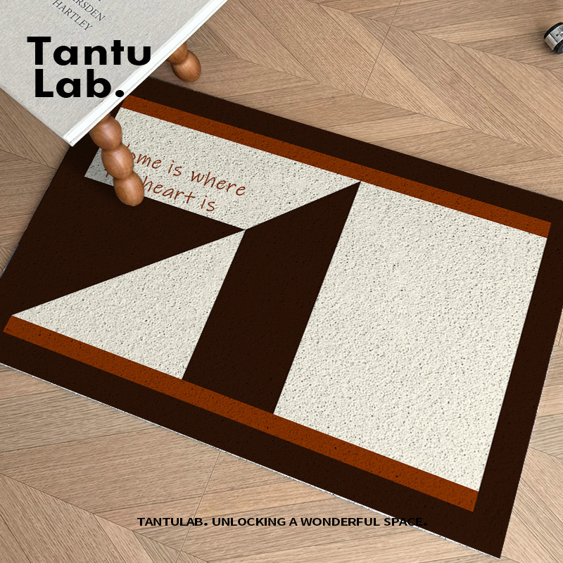 入户门垫高级感丝圈地垫防滑玄关