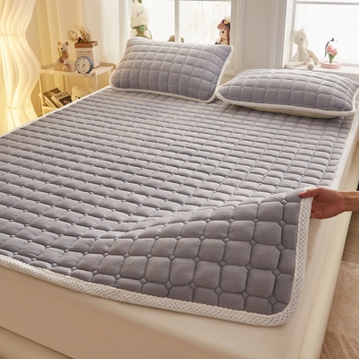 牛奶绒床垫秋冬季加厚保暖软垫家用被褥铺底床褥垫褥子垫被加绒