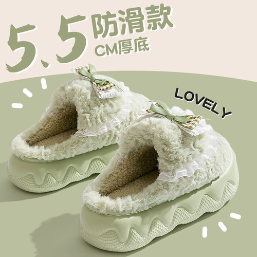 防滑棉拖鞋女款冬季2025新款时尚