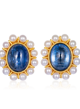 jcj时装珠宝蓝晶石珍珠套组