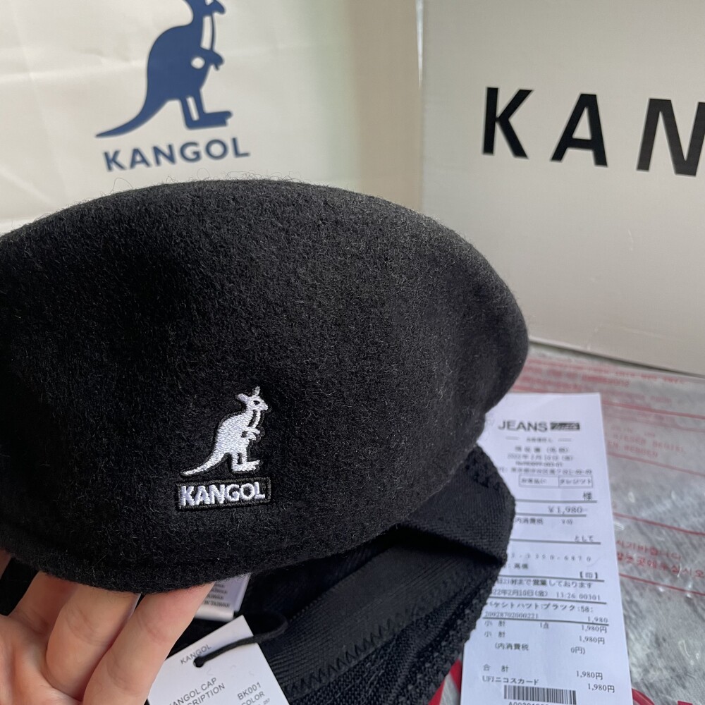 正品过验！KANGOL袋鼠贝雷帽~504羊毛羊绒秋冬款~每个仙女的标配~