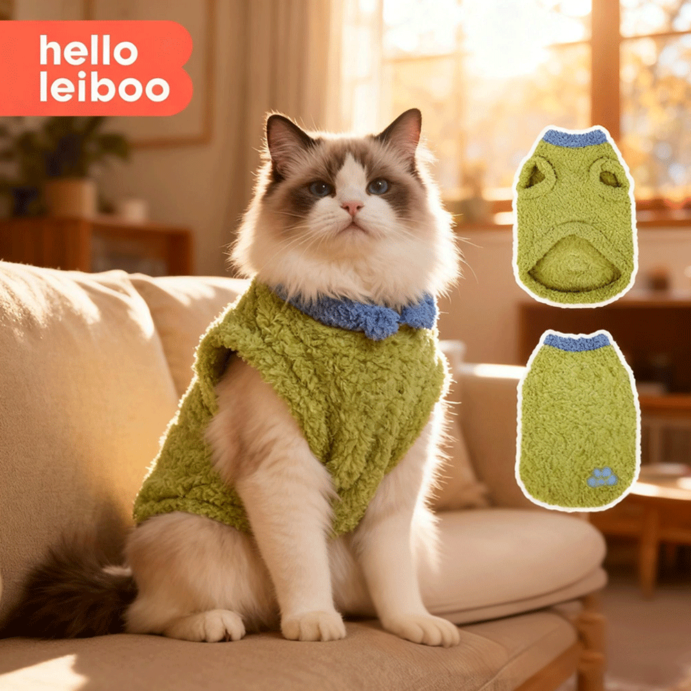 猫咪衣服冬装防掉毛保暖狗狗宠物可爱背心冬加厚2025新款比熊柯基