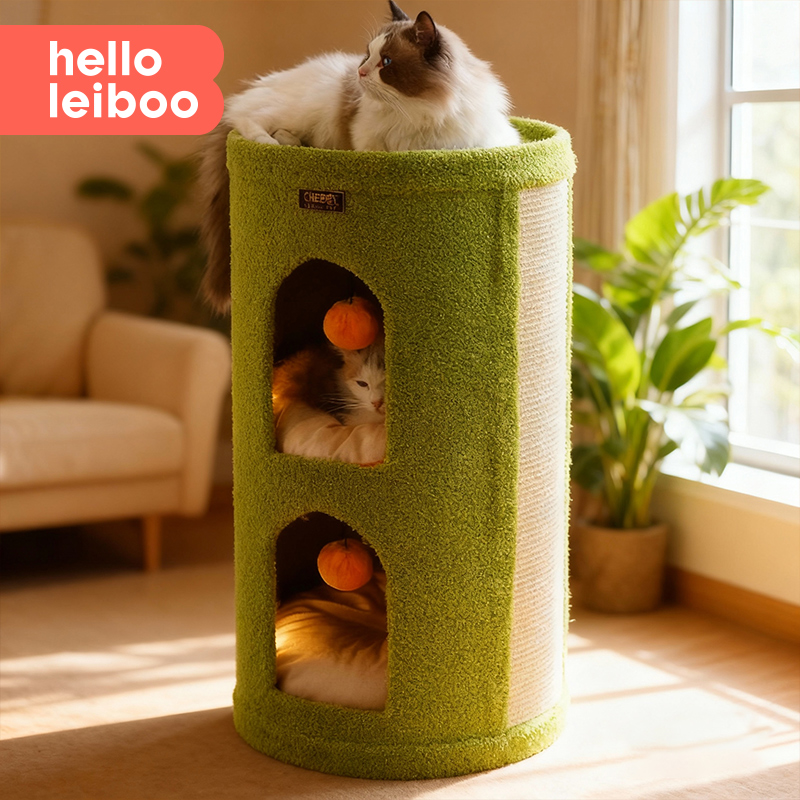 猫窝猫抓板猫爬架一体超级大猫窝四季通用树洞封闭式宠物用品猫床