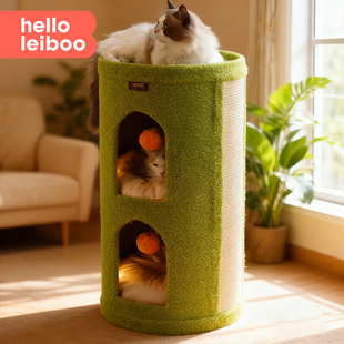 猫窝猫抓板猫爬架一体超级大猫窝四季 宠物用品猫床 通用树洞封闭式