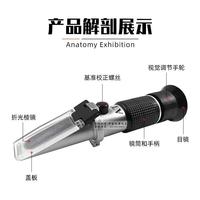 促銷華智富水果糖度計(jì)HZ90B糖份折光儀 含糖檢測甜度計(jì) 手持式測