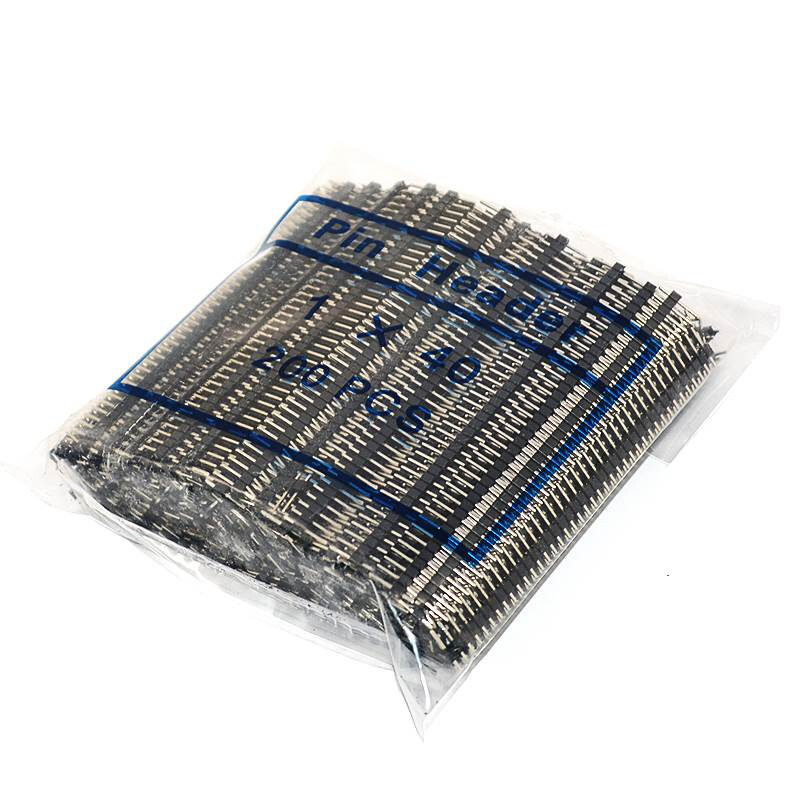 Risym 单排针 2.54MM间距 1*40P 普通 单排排针 1包200条(整包)