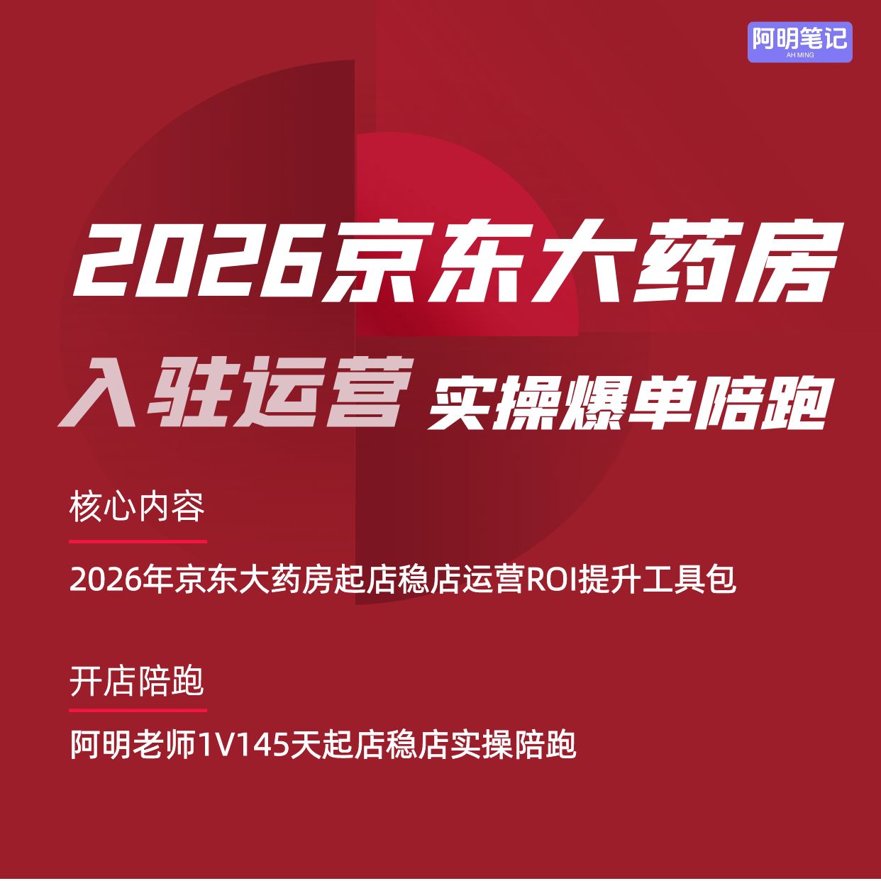 2026 京东大药房起店稳店运营SOP 解决合规起店慢痛点 专业陪跑