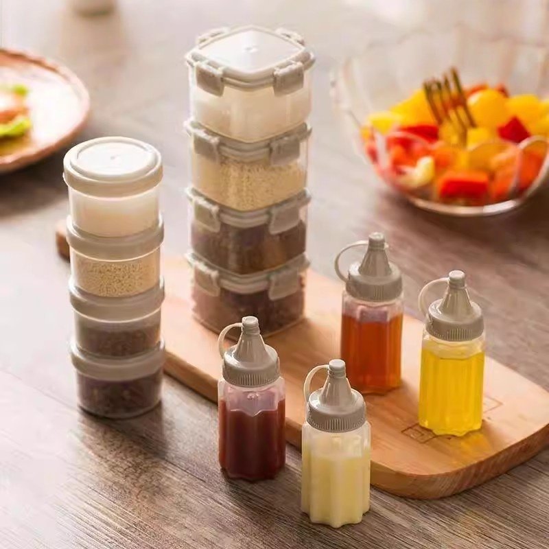 迷你挤酱调味瓶学生便当上班露营酱油汁佐料便携外带酱料分装小盒,厨房/烹饪用具,调味瓶罐/调料研磨器,淘宝优惠券,粉丝福利购,淘宝优惠卷