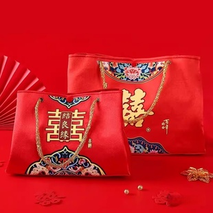 结婚订婚彩礼钱袋彩礼包红包新娘手提包大红包聘礼提亲彩礼提亲袋