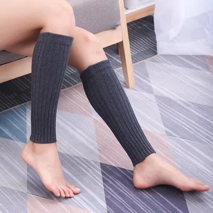 护小腿羊绒护脚腕保暖加厚羊毛护腿长筒套防寒护脚踝运动袜套腿袜
