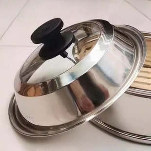 锅盖锅盖万能通用不锈钢加高加厚锅盖钢化玻璃锅盖电热锅电饭锅电