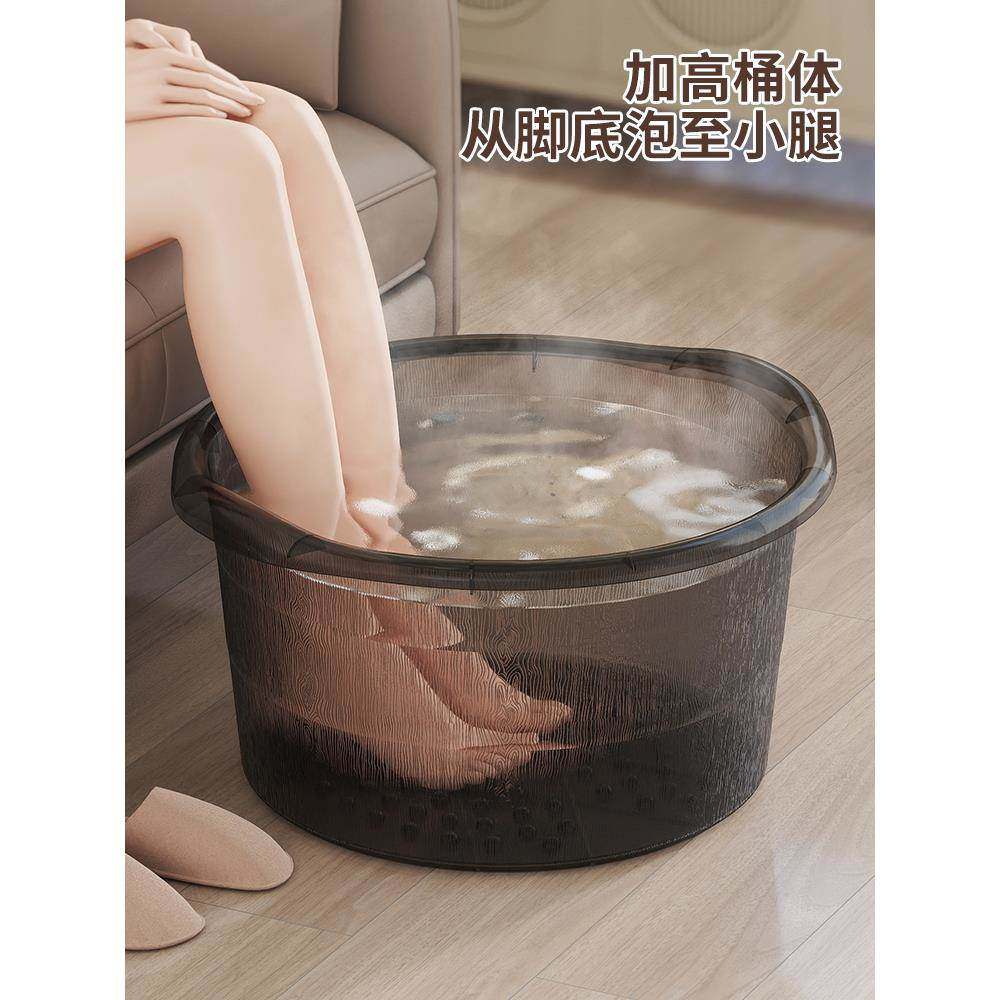 泡脚桶家用洗脚盆女士养生专用2025新款保温中医小型省水木桶儿童