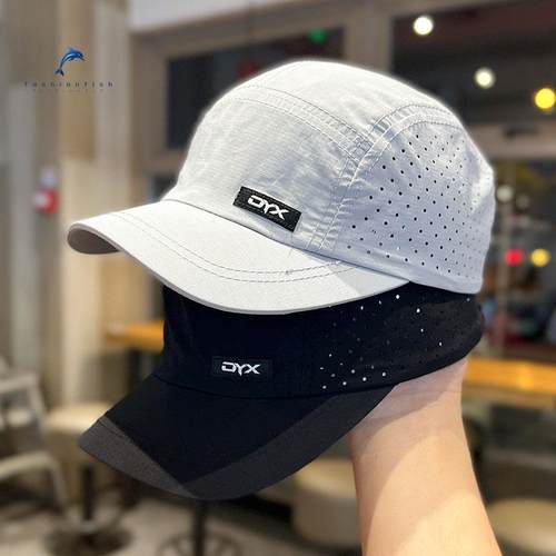 日系覆古短帽沿帽子夏季网眼透气速干棒球帽户外跑步运动遮阳鸭舌