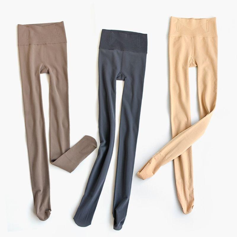 春秋冬光腿肉色神器单层自然裸感深肤色打底连裤袜薄绒款丝袜中厚