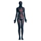全包五指紧身衣油亮连体衣5D胸无缝腿无缝高叉性感带jj男女同款