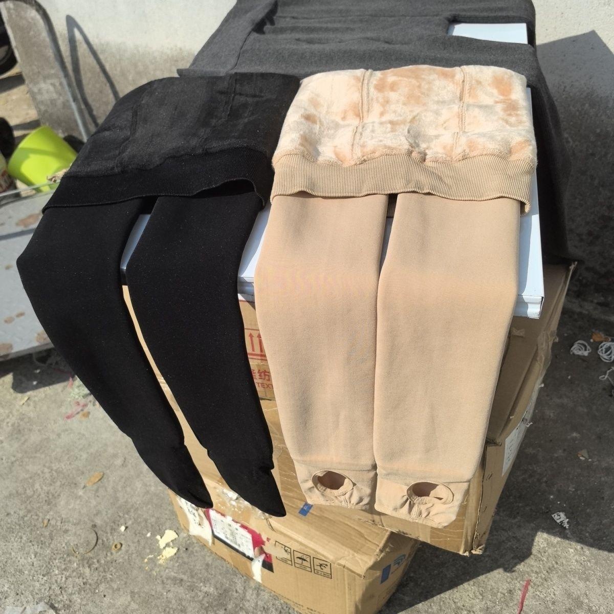 500克特厚打底裤女秋冬外穿加绒加厚肉色肤色光腿神器裸感连裤袜