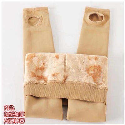 儿童连裤袜女童打底裤秋冬外穿加绒锦纶小女孩丝袜宝宝舞蹈袜白色