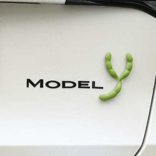适用于特斯拉ModelY3黑化车标及