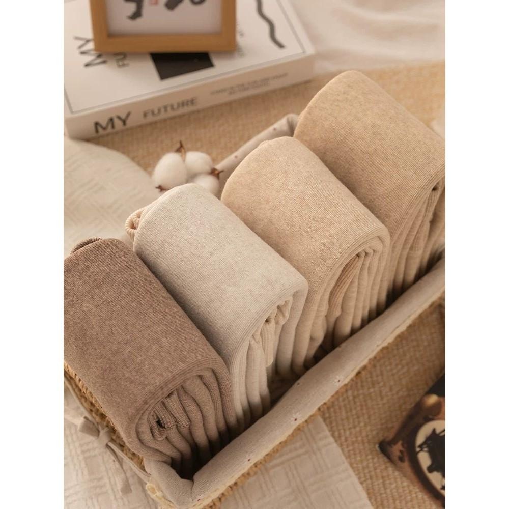 灰色打底裤女秋冬季加绒加厚竖纹咖色连裤袜女显瘦踩脚浅灰连体袜