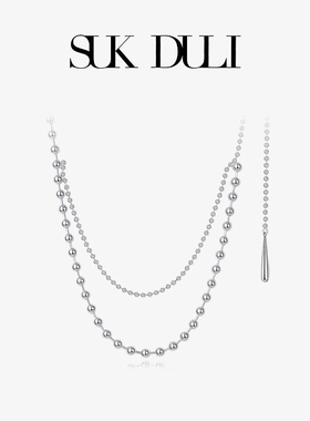SUK DULI/苏克都哩流光珠珠异彩多戴项链轻奢气质时尚坠链百搭