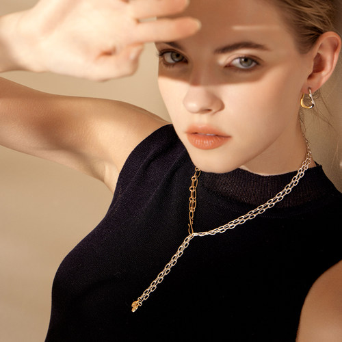 SUKDULI永恒之环一款多戴项链