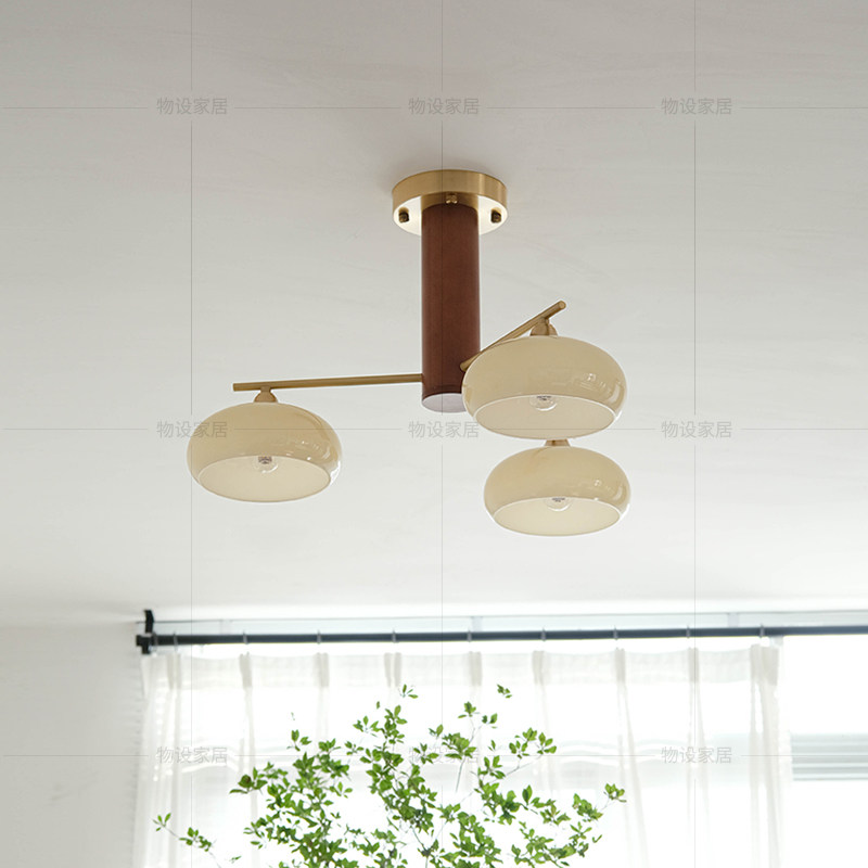 法式中古原木复古黄铜吸顶灯新中式北欧客厅书房餐厅卧室护眼吊灯,家装灯饰光源,餐厅/卧室/书房吸顶灯,淘宝优惠券,粉丝福利购,淘宝优惠卷