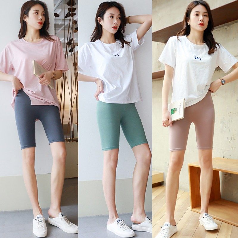 莫代尔薄款高腰打底裤女夏季可外穿修身五分裤微弹大码休闲瑜伽裤,女装/女士精品,打底裤,淘宝优惠券,粉丝福利购,淘宝优惠卷