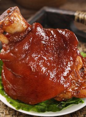 周庄特产沈万三蹄膀酱猪肘子卤猪蹄红烧熟食1000克真空开袋即食