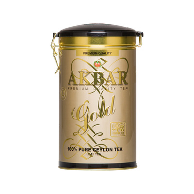 akbar阿克巴 斯里兰卡进口罐装散茶锡兰红茶调味茶冷泡茶聚会送礼