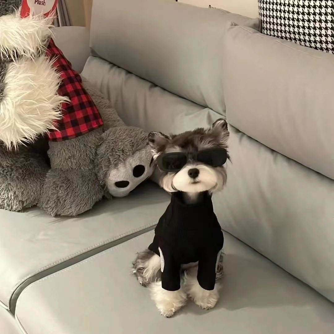 修身打底衫宠物小狗衣服泰迪小型犬比熊贵宾博美猫咪居家秋冬季