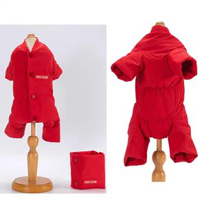 宠物衣服秋冬款防寒狗狗棉衣小型犬泰迪比熊约夏克雪瑞纳女宝护肚