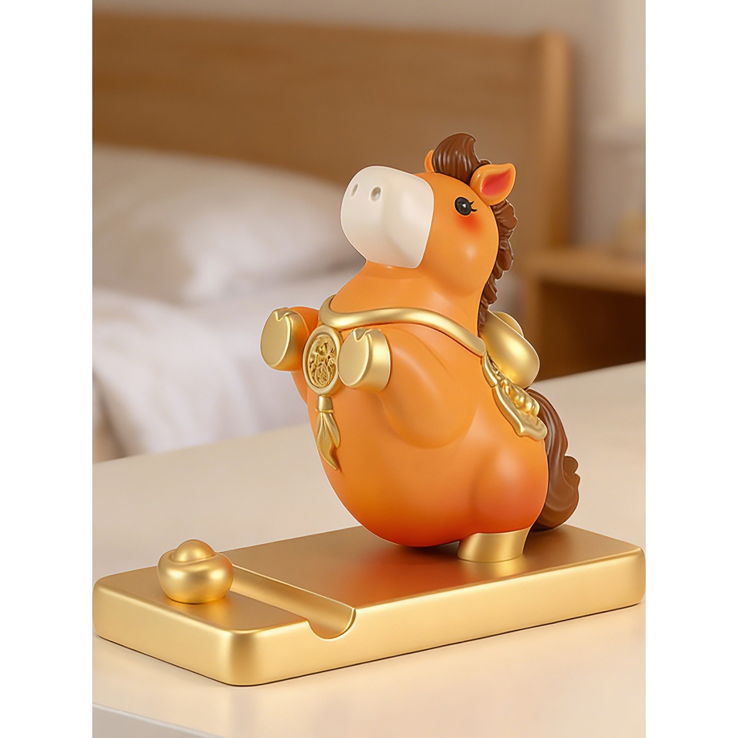 马年手机支架新年伴手礼马到成功吉祥物工位桌面摆件治愈情绪神器,家居饰品,桌面摆件,淘宝优惠券,粉丝福利购,淘宝优惠卷