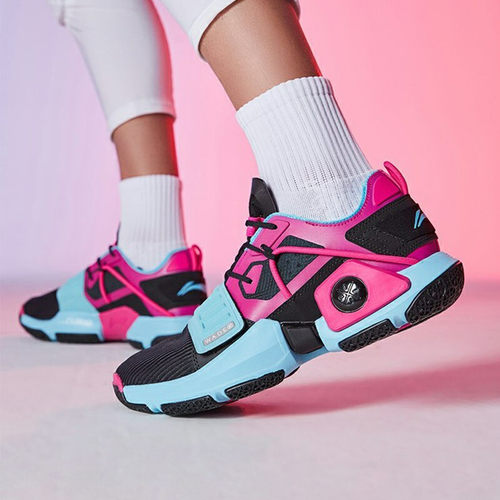 李宁男减震大码低帮篮球鞋