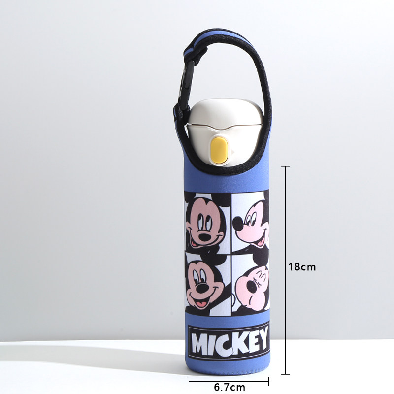 通用手提斜挎杯套膳魔师500ml保温保护套儿童卡通学生水壶杯子套