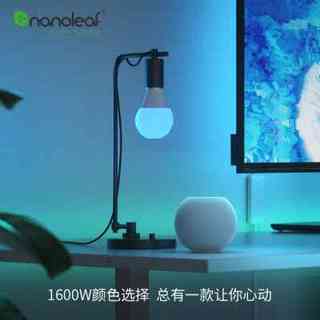 nanoleaf智能homekit冷暖彩光节能E27螺纹口led灯泡球泡家用氛围