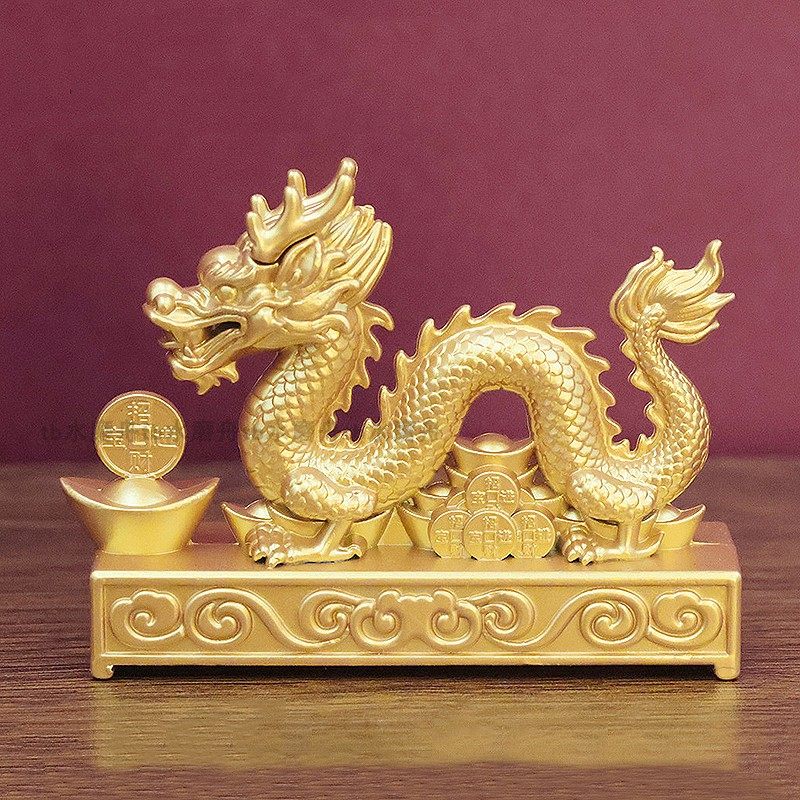 纯黄铜龙五爪金龙摆件家居书房办公室装饰品生肖龙摆设蛟龙腾四海,家居饰品,装饰摆件,淘宝优惠券,粉丝福利购,淘宝优惠卷