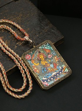 本命佛守护神护身符生肖唐卡吊坠