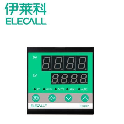 智能温显控仪数温控器温度控制仪72*7关2温度控制器温控开ETC807