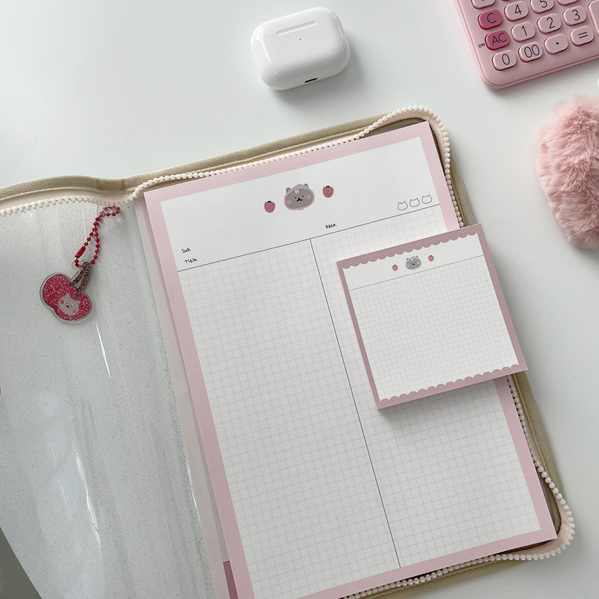 PerPer | 韩国INS爆火blushers可爱腮红熊B5学习笔记拍纸本