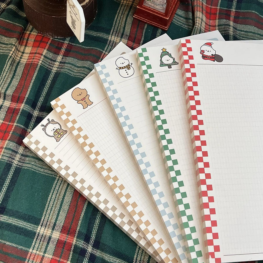 韩国sulbbange圣诞系列B5拍纸本