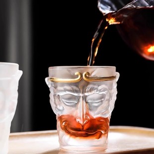 黑神话悟空杯紧箍咒齐天大圣周边主人杯水晶玻璃茶杯家用品茗杯专