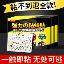 苍蝇贴强力粘蝇纸消灭蝇子粘蝇板蚊子驱赶捕捉神器商用饭店一扫光