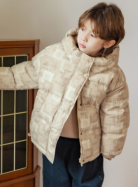 男童羽绒服短款2025冬季新款加厚儿童羽绒服外套中大童装H4282