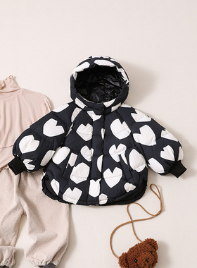 儿童羽绒服23冬装新款女童羽绒服中长款加厚宝宝羽绒服外套22104