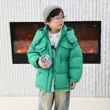 儿童羽绒服女童中长款2024新款男童羽绒服小中大童冬亲子装23046
