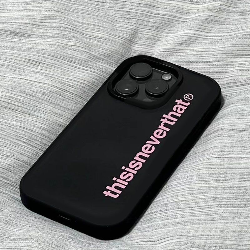 小众甜酷粉英文iPhone15手机壳12苹果14promax适用13软11女xr全包16promax