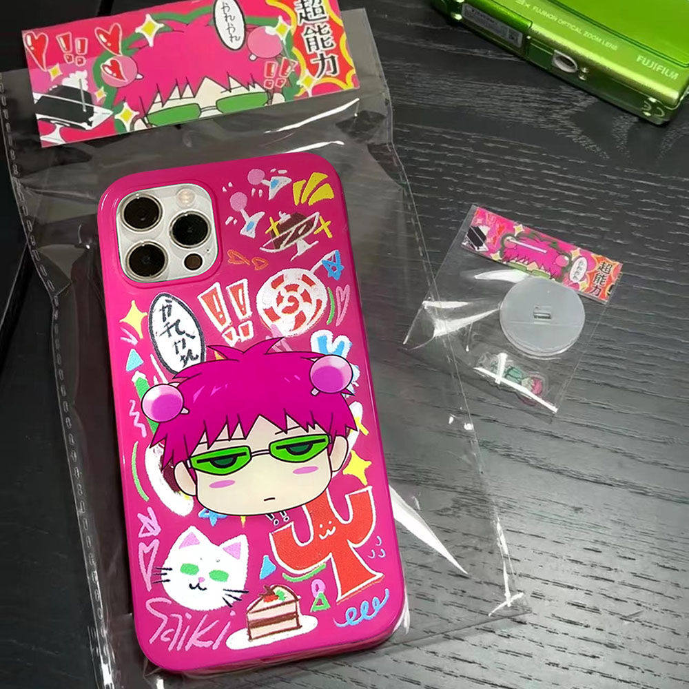齐木楠雄动漫适用11苹果14ProMax手机壳iPhone12女13可爱xr甜酷7plus涂鸦15趣味8p怎么看?
