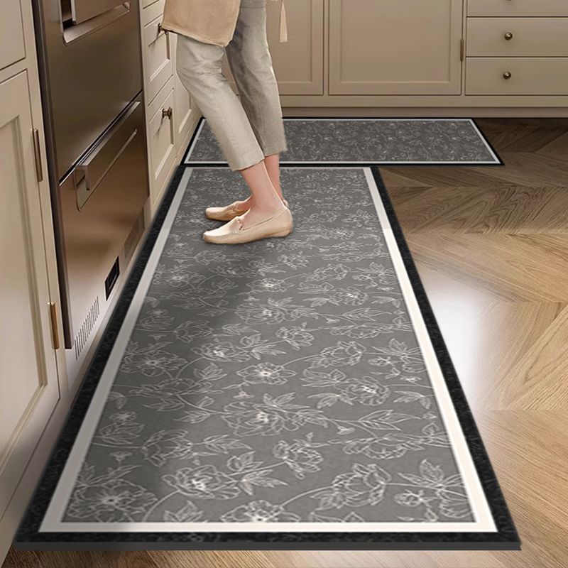 厨房地垫复古防滑脚垫