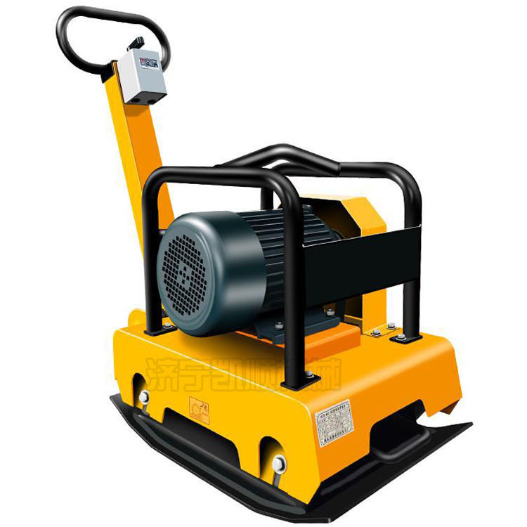 200型电动平板夯 柴油动力路面震动打夯机 汽油混凝土砸地机