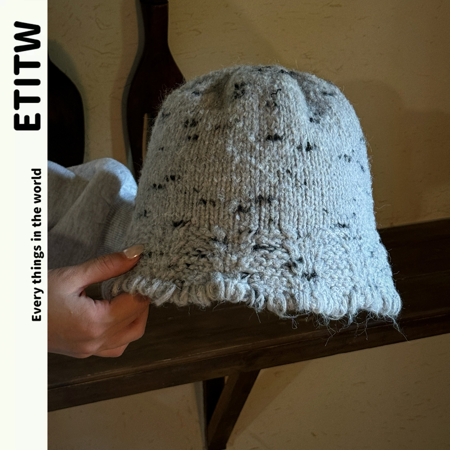 ETITW/复古秋冬大头围休闲针织毛线帽保暖圆顶简约护耳渔夫帽子,服饰配件/皮带/帽子/围巾,帽子,淘宝优惠券,粉丝福利购,淘宝优惠卷